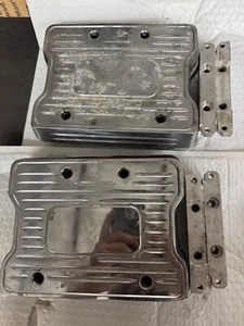Chrome Arlen Ness Ness-Tech Ball Milled Rocker Boxes For Harley Evo FXR - Picture 1 of 7