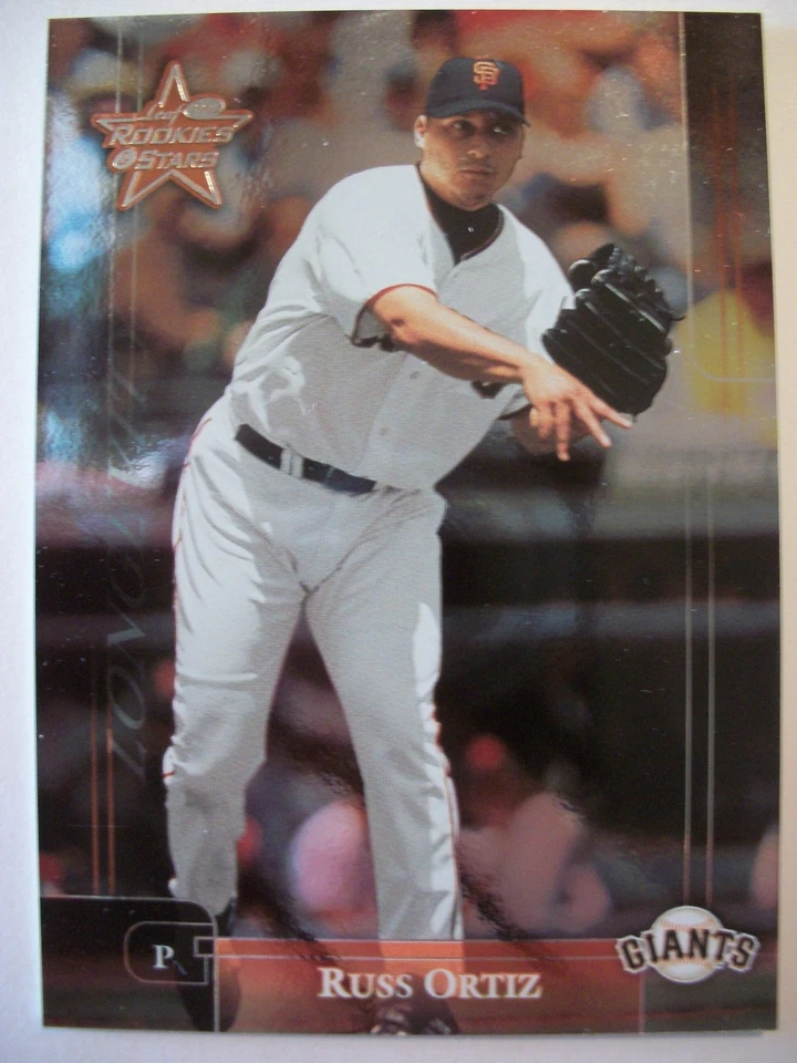 2002 LEAF ROOKIES AND STARS RUSS ORTIZ # 238  077 OF 100    BOX # 18 - Image 1 of 1