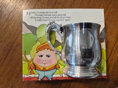 Taza Reed & Barton King Francis "Humpty Dumpty" / ¡Sin usar en caja original! Foto 1 de 4