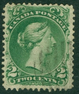 SG 48 Canadá 1868. 2c hierba verde. CAT usado muy fino 75€ - Imagen 1 de 1