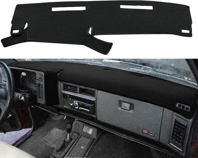 Alfombrilla de cubierta de tablero Yiz ajuste personalizado para Chevy Chevrolet S10 86-93 1986-1993 negra Foto 1 de 4