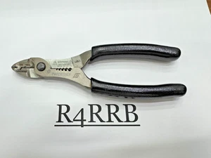Snap-on Tools USA NEW RARE BLACK Soft Grip 7" Wire Stripper Plier PWCS7ACFBK - Bild 1 von 9