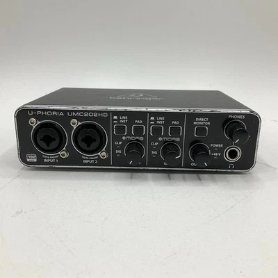 Interfaz de audio USB de 2 canales Behringer U-Phoria UMC202HD Foto 1 de 4