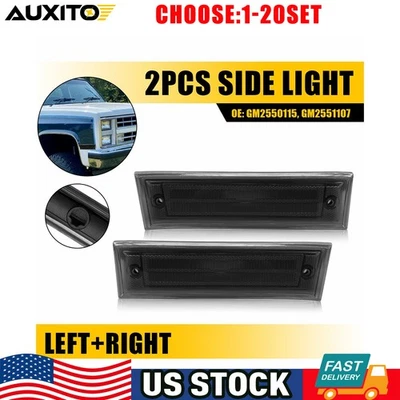 Marcador lateral ahumado 2-10X Blazer Suburban 81-91 Chevrolet GMC C10 C20 C30 K5 Foto 1 de 4