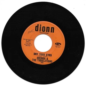 Brenda & The Tabulations: "Dry Your Eyes" / "The Wash" - VG '66 Soul - plays NM! - Bild 1 von 2