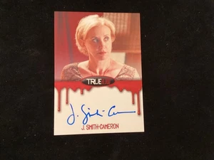 J. SMITH- CAMERON TRUE BLOOD AUTOGRAPHED CARD - Picture 1 of 2