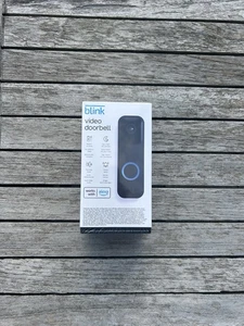 Blink Video Doorbell Videotürklingel Gegensprechanlage HD-VideoSchwarz | NEU - Bild 1 von 4