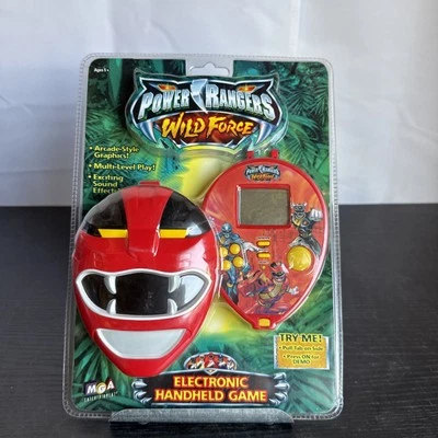 Juego portátil electrónico vintage Power Rangers Wild Force 2002 sellado de fábrica  Foto 1 de 4