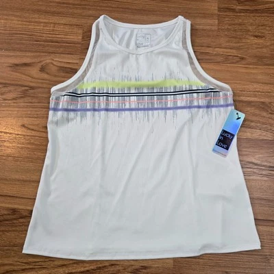 Camiseta sin mangas Vaportex Lucky In Love Performance para mujer XL ajustada tenis activa NUEVA Foto 1 de 4