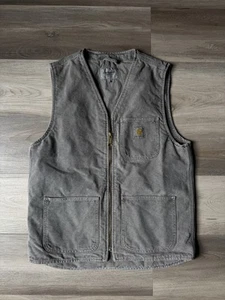 Carhartt WIP Arbor Vest I030438 Faded Black Size S New Without Tags - Picture 1 of 6