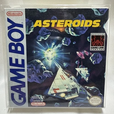 Nintendo Gameboy Game Asteroids CIB 1991 W/POSTER--MINTY BOX-- - Image 1 of 4