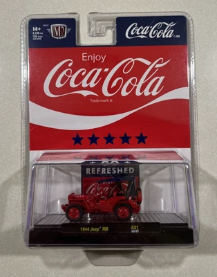 2023 M2 Machines Coca Cola A31 23-07 1944 Jeep MB 750 Chase - Image 1 of 2