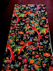 Beautiful “Tropiical Flowers Bird  of Paradise” fabric(3 Yards/44wide)) - Picture 1 of 4
