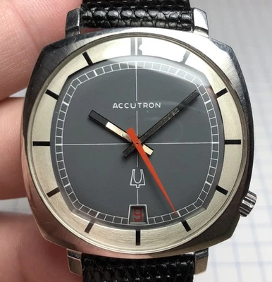 Винтажные мужские часы 1971 Bulova Accutron «CK» ТВ-тюнинг вилка 2181 - Изображение 1 из 4