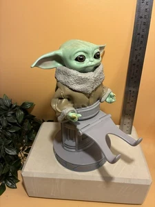 Star Wars Baby Yoda Grogu The Mandalorian Phone And Controller Holder Cable Guys - Picture 1 of 6
