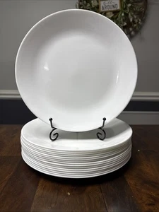 Corelle Winter Frost Dinner Plate Coupe All White 10 1/4" LOT OF 16 Plates - Picture 1 of 2