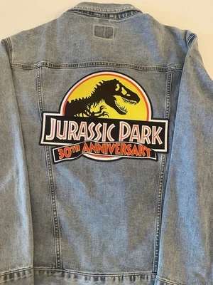 Новый с TAG_Universal Studios Парк Юрского периода 30-летие Jean куртка 2XL - Изображение 1 из 4