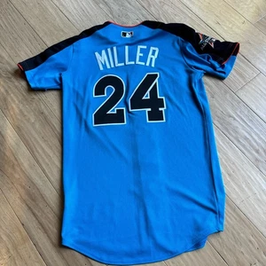 Maglia Majestic 2017 All Star Game Andrew Miller Cleveland Indians taglia 40 taglio professionale - Foto 1 di 14