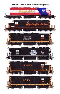 Wheeling & Lake Erie Lokomotiven 6 Magnete Andy Fletcher - Bild 1 von 1