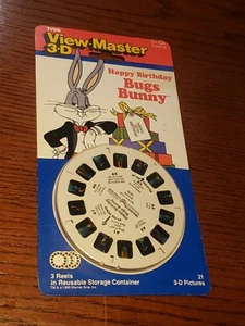 Rare "HAPPY BIRTHDAY BUGS BUNNY" View-Master 3D NEW SEALED Blaster Pack #1072 - Picture 1 of 8