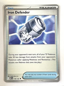 Iron Defender 118/132 Uncommon Mega Evolution Pokemon - Pack Fresh Near Mint NM - Picture 1 of 4