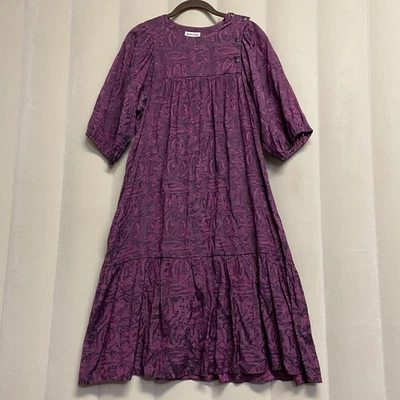 Vestido vintage Liberty House para mujer pequeño hawaiano Muumuu midi vacaciones Foto 1 de 4