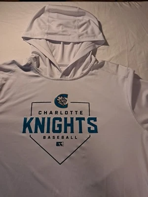 Pullover con capucha de béisbol Charlotte Knights talla XL manga larga Foto 1 de 4