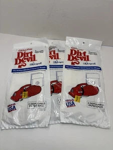 NUOVI 8 sacchetti sottovuoto originali Dirt Devil tipo G adatti a tutti gli aspirapolvere portatili con cavo - Foto 1 di 2