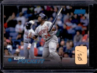 2023 Stadium Club Kirby Puckett Blue Foil #3/50 Twins - Image 1 of 2