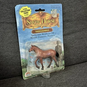 VINTAGE FUNRISE INTERNATIONAL SHOW HORSE COLLECTION THOROUGHBRED NEW IN PACKAGE  - Picture 1 of 4