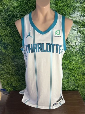 2020 Charlotte Hornets Issued Blank Jersey Size 52+6 - Image 1 of 4