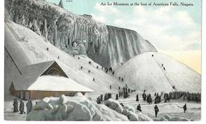 Eisberg am Fuße der America Falls, Niagara Neu 1900er Postkarte - Bild 1 von 2