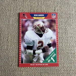 Juego profesional de fútbol americano 1989 - Deion Sanders #486 novato - SC6400 - Imagen 1 de 2