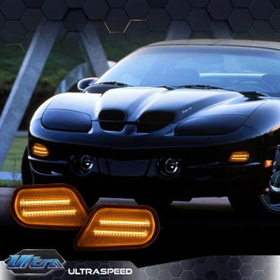 LED Turn Signal Lights Lamp Fit For 1998-2002 Pontiac Firebird Trans Am Formula - Image 1 of 4