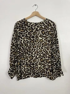 Essentiel Antwerp Blusentop Leopardenmuster - Gr. EU 34 / UK 6 - Bild 1 von 9