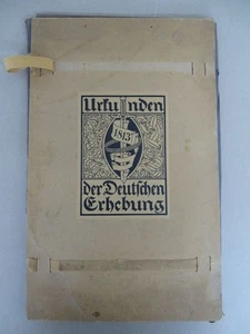Urkunden der Deutschen Erhebung Faksimiledrucken - Schulze - Militär Lieder 1913 - Picture 1 of 12