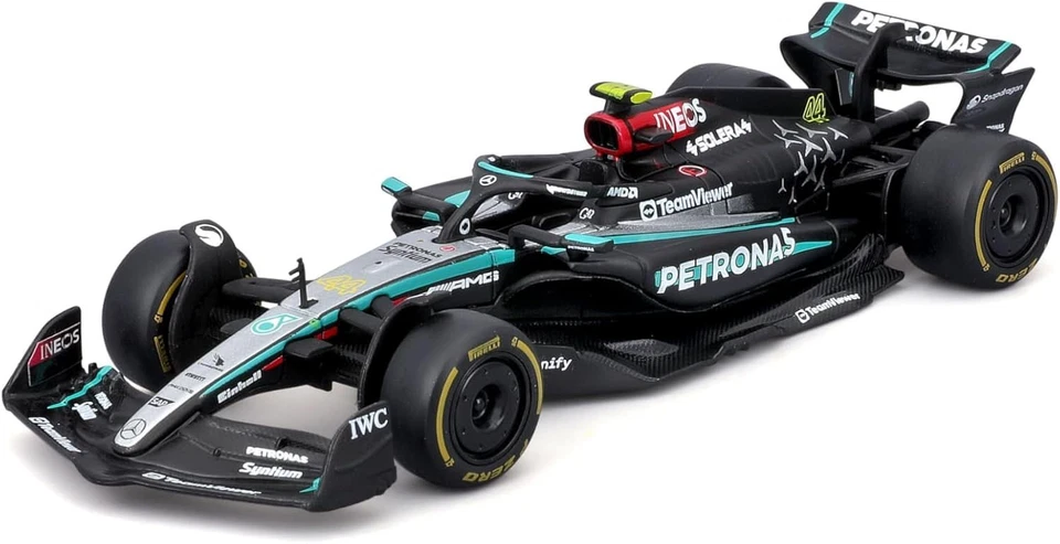 Gadget - Bburago Mercedes-Amg F1 W15 E Performance #44 (Hamilton) -1 43 - Bbura