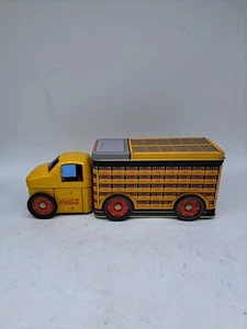 1996 Coca Cola Delivery Truck Tin With Moving Wheels-Collectible Tin Box Co - Picture 1 of 9