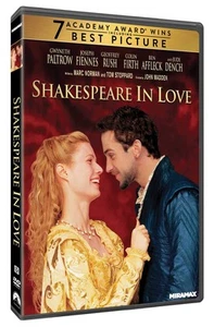 Shakespeare In Love (DVD) Gwyneth Paltrow Joseph Fiennes Colin Firth (US IMPORT) - Picture 1 of 2