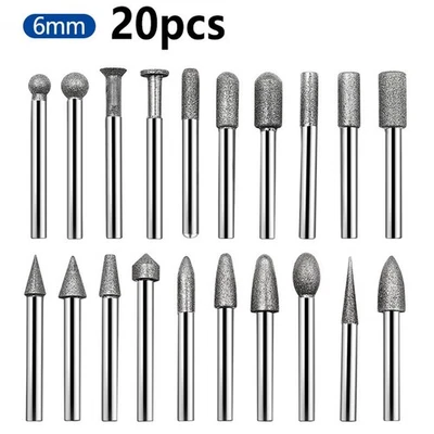 Grinding Rod Grinding Head 20* 20pcs Grinding Head Grinding Needle 20 Pcs - Image 1 of 4