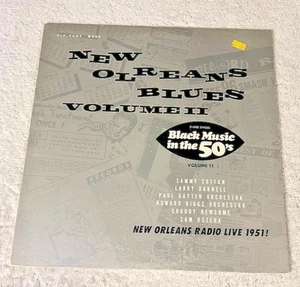 NEW ORLEANS BLUES -LIVE RADIO 1951! - P-VINE JAPAN 1982 LP + LYRIC INSERT EX/VG+ - Picture 1 of 12