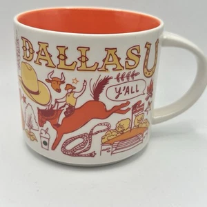 Starbucks Dallas U Coffee Cup/Mug Been There Series Across Globe 14oz - Picture 1 of 10