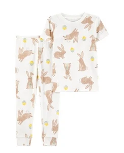 Carter's Child of Mine Toddler Unisex Easter Pajama Set 2-Piece Size 3T New - Picture 1 of 6