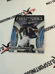 Justin Fields 2021 Panini Prizm Fireworks #F-24 RC Rookie Card NFL - Bild 1 von 2