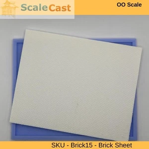 Große Ziegelblech Gießform - Brick15 - Spur O Modelleisenbahn - Bild 1 von 2