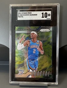 2024-25 Panini Prizm Fractal Shai Gilgeous-Alexander #1 Fast Break Prizm - Foto 1 di 2