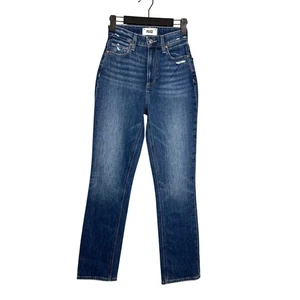 Paige Knockout High Rise Straight Leg Jeans Gr. 23 leicht distressed NEU - Bild 1 von 8