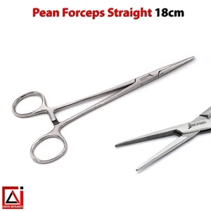 Hemostat Clamps Kelly Forceps Medical Tissue Suture Serrated Tip Locking Pliers - Picture 1 of 5