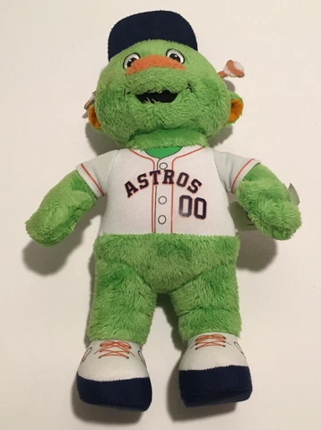 Orbit #00 Houston Astros MLB 9" Bleachers Creatures 2016 Plush Mascot Cover