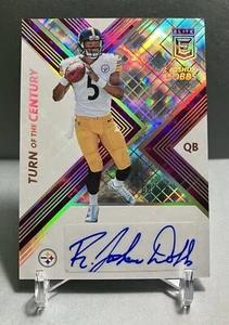 2017 R. JOSHUA DOBBS Donruss Elite Turn Of The Century Auto 08/25 Card# TC-8 - Picture 1 of 8
